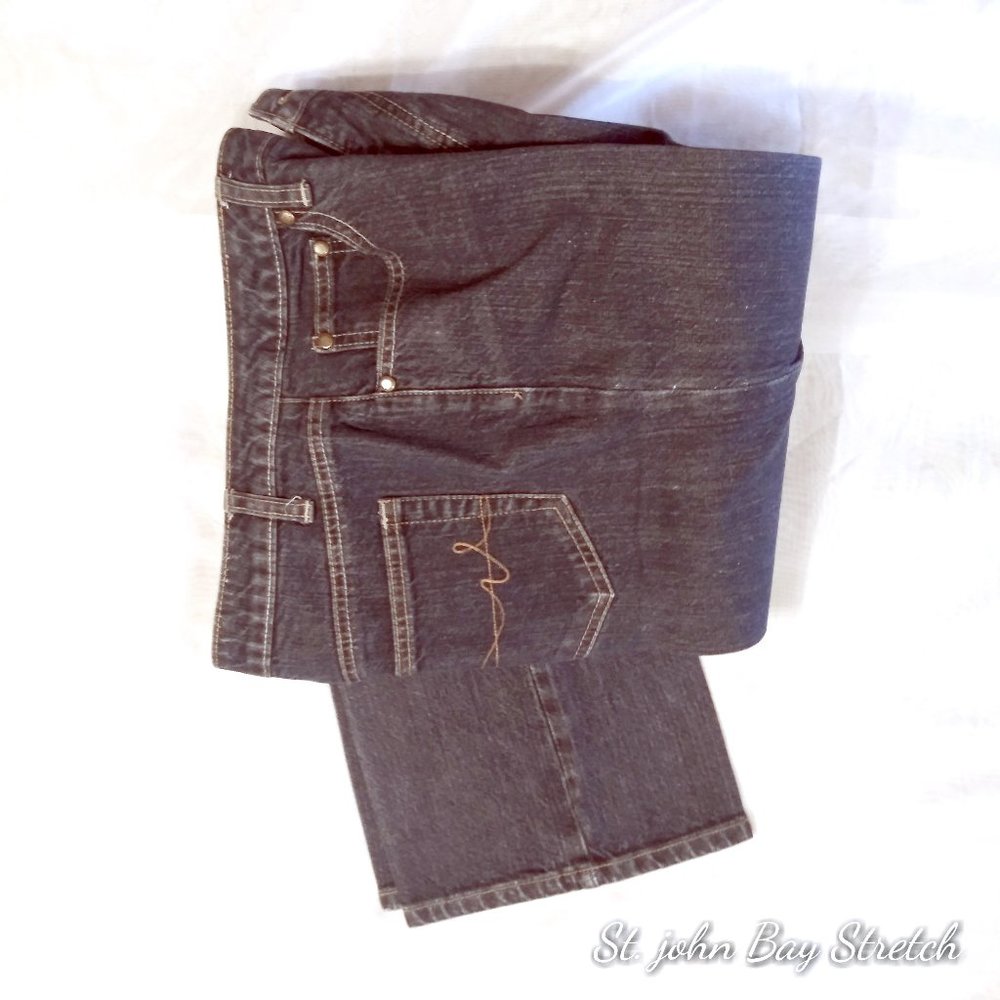 Boot Cut Jeans, Size 6 Jeans,  St John Bay Secretly Slender Stretch Denim Jean